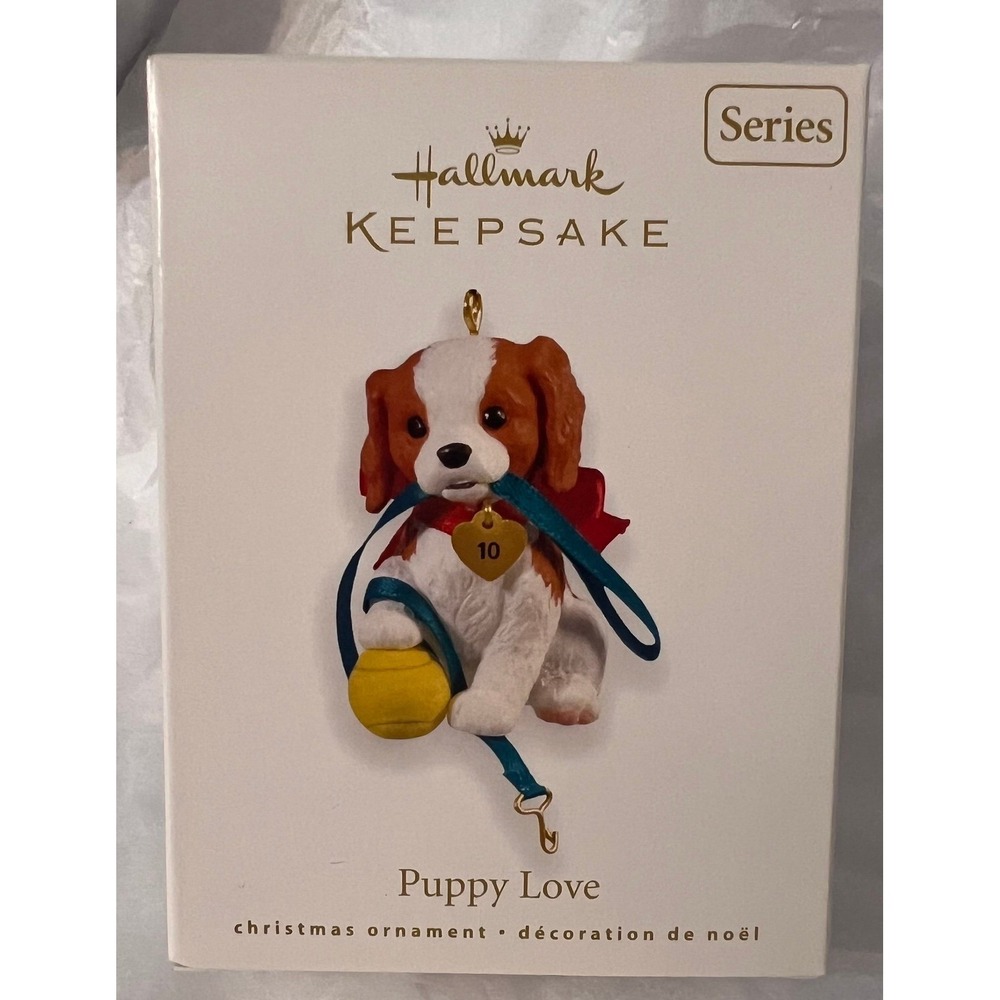 Hallmark Keepsake 2010 Puppy Love Christmas Ornament is #20 in the series NEW